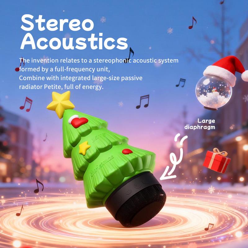 Mini Hifi Sound Bluetooth 5.3 Lautsprecher Kabellose TWS Verbindung Stereo Soundbar Musikbox Nachtlicht Wiederaufladbarer Bluetooth Lautsprecher