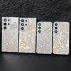 Sparkling Feather Glitter Phone Case For Samsung S25 Ultra S24 FE S23 A16 A36 A55 A56 A35 A15 Bowknot Pattern Shockproof Hybrid TPU PC Slim Cover