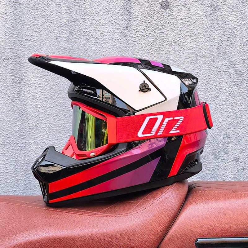Orz Off-Road Helmets Kids Teens Electric Bike Helmets Men and Women Rally Helmets Mountain Bike Riding Downhill