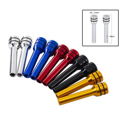 2 Pcs Car Universal Door Lock Knob Pull Pins Aluminum Alloy Auto Truck Interior Door Lock Button Accessories