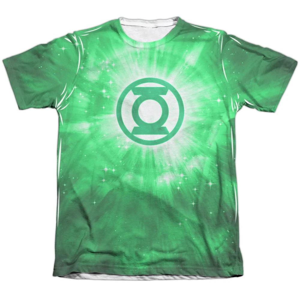 Green Lantern Symbol Green Energy Sublimation Allover Print  Children s T-shirt 100