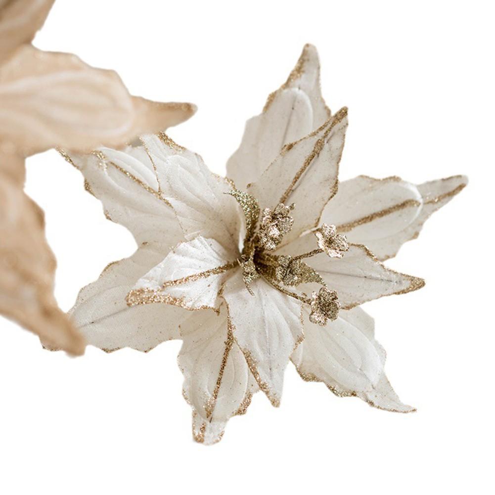 

Рождественский цветок Имитация цветка 2023 Рождество Новый год шампанского