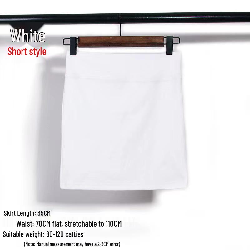 High Waist Elastic Skirt: Midi & Mini Styles - Slimming, Flaw-Covering, Pure, Desirable, Hip-Hugging Design.