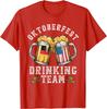 Oktoberfest Squad Drinking Team Beer German American Flag TShirt Woman Man Casual Cotton Graphic T Shirts Streetwear Tops Tee