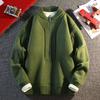 Zipper Fashion Sweater Men's Knitted Sweater Solid Color Long Sleeve Pullover Top