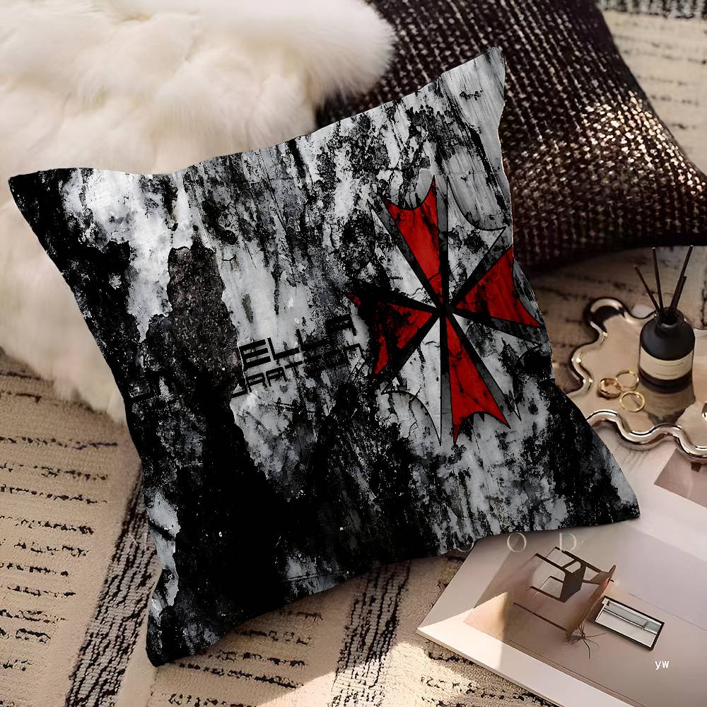 E-Evils GAME R-Resident 45*45cm Cushion Cover Pillow Cover Decor Pillowcase Home Pillowcase For Couch Pillow