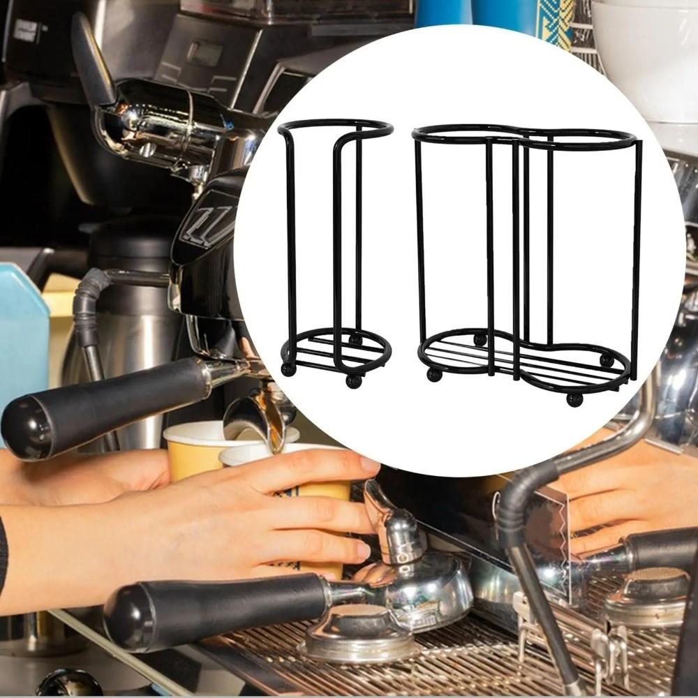 Stal Nierdzewna Uchwyt na Kubki Papierowe Odporny na Rdzę Organizer na Kubki Papierowe Stojak do Przechowywania Kubków Zastosowanie w Kuchni