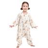 Bamboo Cotton Toddler Sleeping Bag With Leg Separation Anti-Slip Design Night Sleep