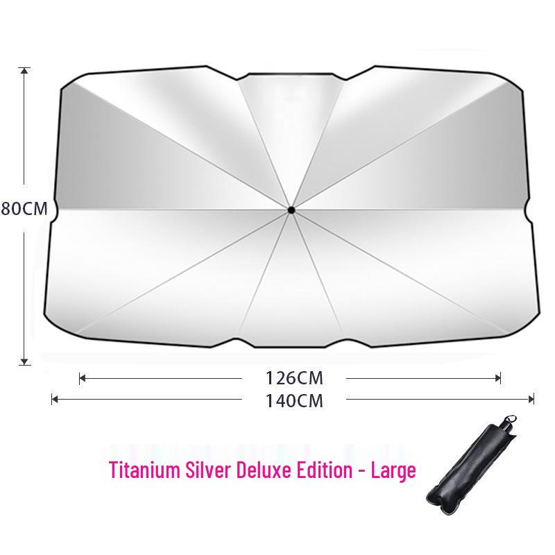 Thickened Windshield Sunshade Umbrella - Heat Insulation & Sun Protection