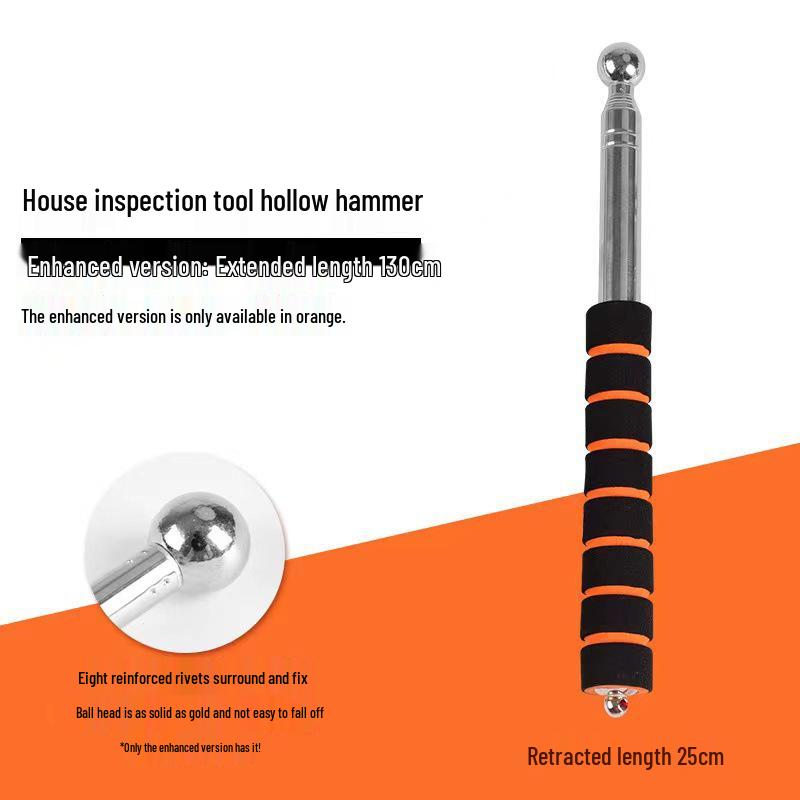 Telescopic Hollow Drum Hammer & Inspection Rod Tool Set