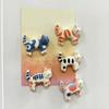 Cat Fridge Decorations 5Pcs Cartoon Refrigerator Magnet Set, Hand-painted Kitten for Whiteboard Photo Holders Locker Whiteboard, Kitchen Decoration