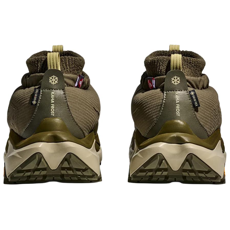 HOKA One One Kaha 2 Frost Moc Gore-Tex Wygodne Trwałe Buty Turystyczne Unisex Buty Turystyczne Oliwkowozielone 1155210-AVS