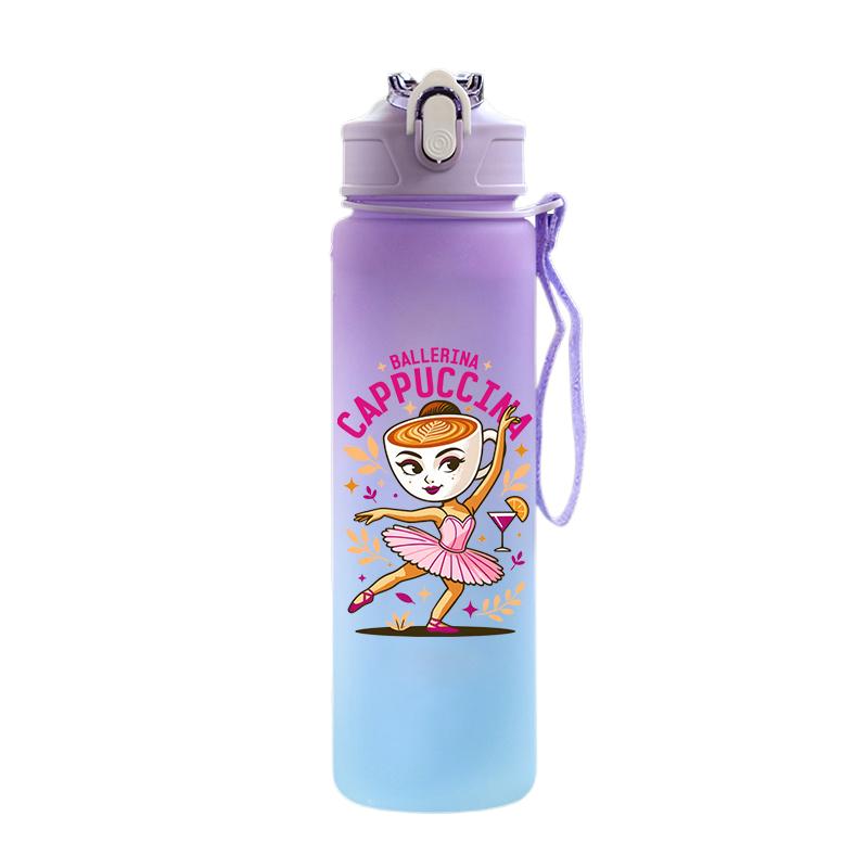 Tuang Tuang Tuang Printed 750Ml Water Bottle Anime Cartoon Large Capacity Drinking Cup Portable Outdoor Sports Water Cup Children Gift