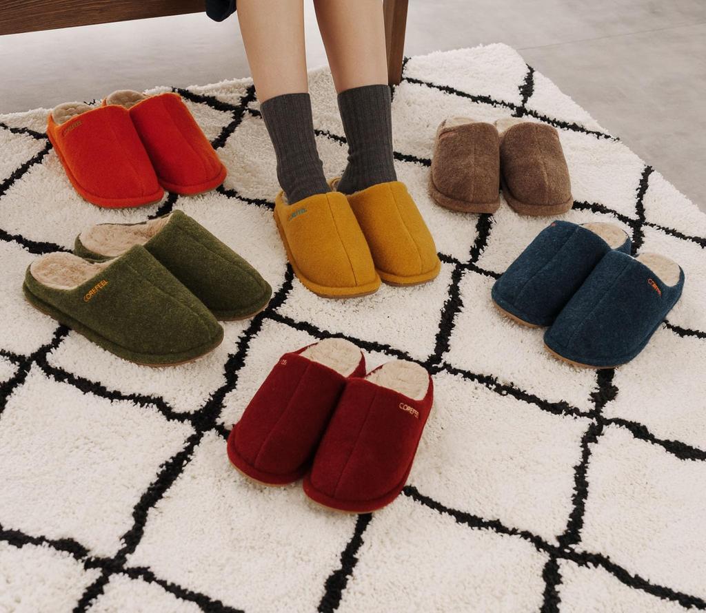 and easy to walk Stylish Designed by Sapporo Perfect for size room and even for [Gyupa] Comfortable, warm, in. [Nippon Slippers] [Core Feel]