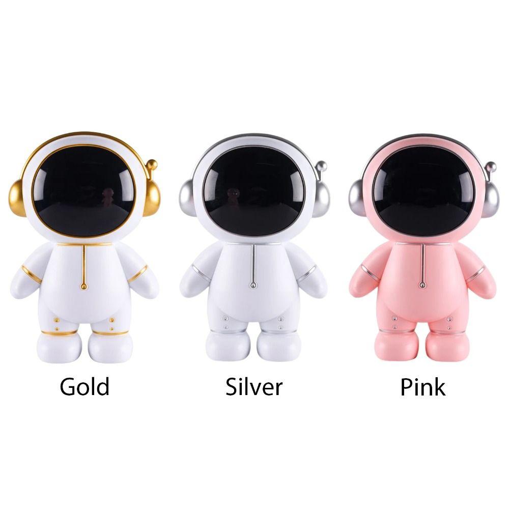 Nachtlampe Astronaut Spardosen Mit Licht Sammlungsornament Für Münzen Bargeld