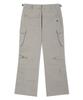 FASE F Symbol Label Cargo Pants - Light Grey