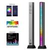 3D RGB Sound-Activated Rhythm Light: Double-Sided, Bluetooth-Controlled Strip for Desktop, Car, or Room Atmosphere.