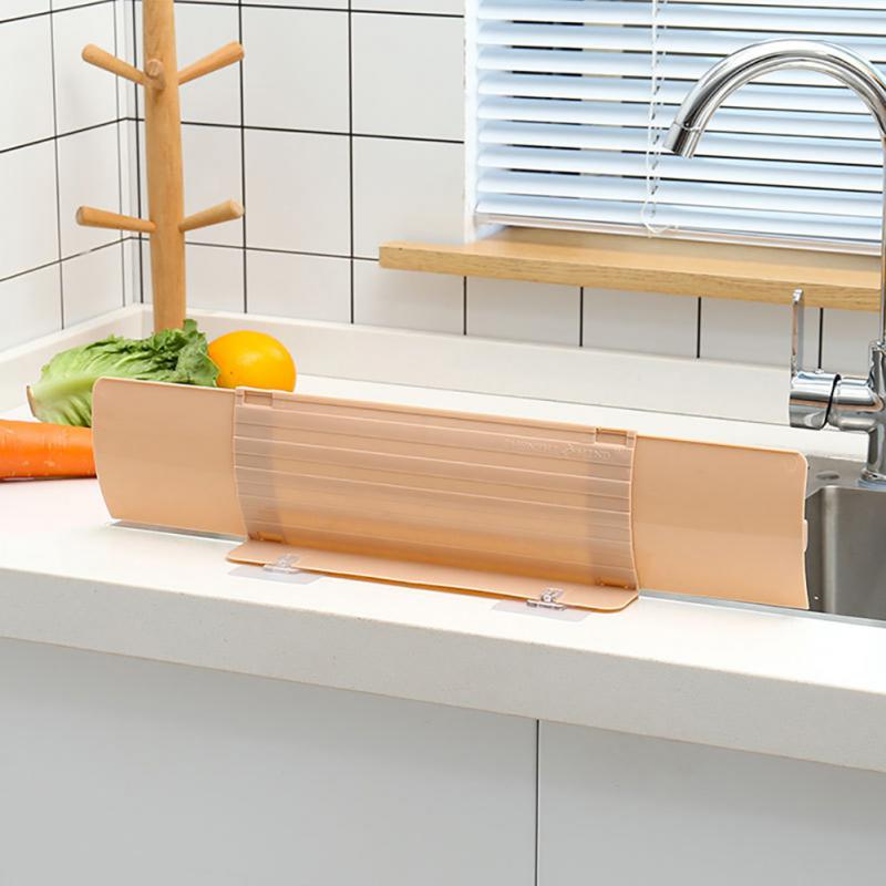 Sink Water Baffle Pool Water Splash Guards Ruit Vegetable Washing Boards Plastic Kitchen Accessories Sink Splash Guard Durable