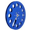 1 4 7 Inch Empty Tape Reel Aluminum Alloy 11 Hole Universal Opening Machine Part Recording Takeup Reel Blue