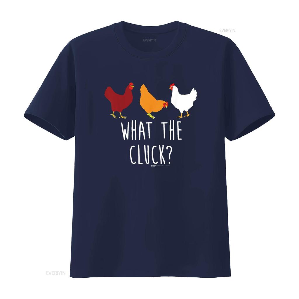 What The Cluck Funny Chicken Farmers T Shirt Vintage Washed Designer Clothes Fashion Graphic Homme Slightly Breathable Soft