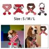Christmas Dog Cat Santa Scarf Xmas Pet Knitted Winter Neck Warmer Costume for Puppy