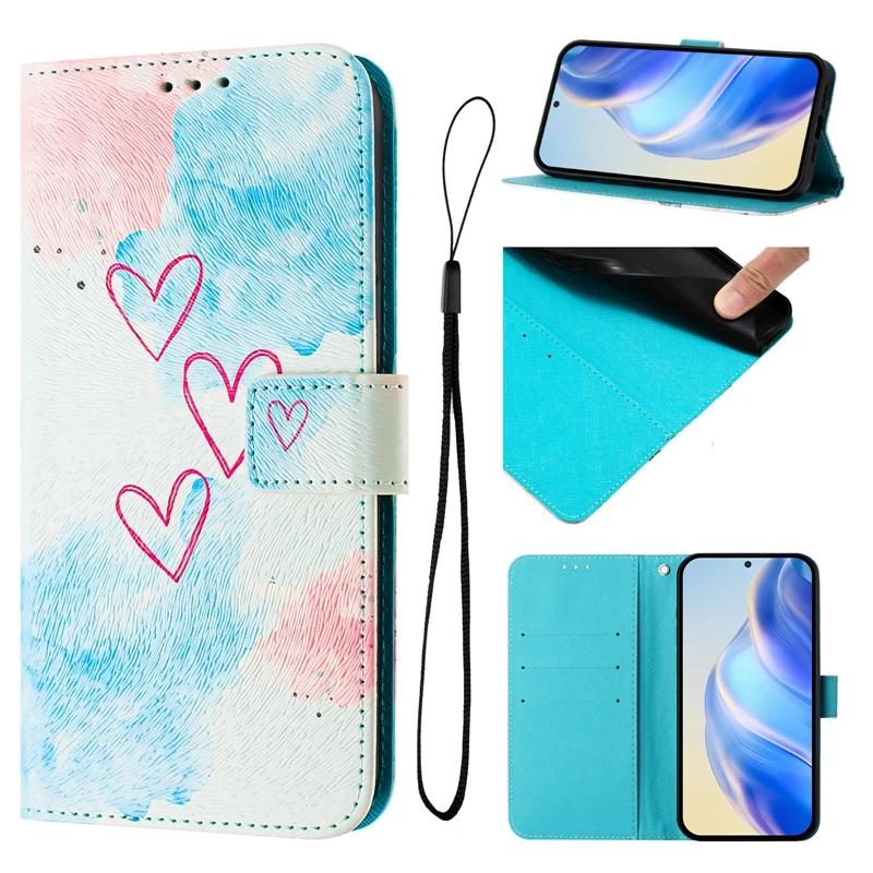 Flip Leather Case For Sony Xperia 1 VIII Wallet Cover Funda for Sony 1 VIII Xperia 1VIII XQ-GE54 XQ-GE74 10 Viii Painted Pattern