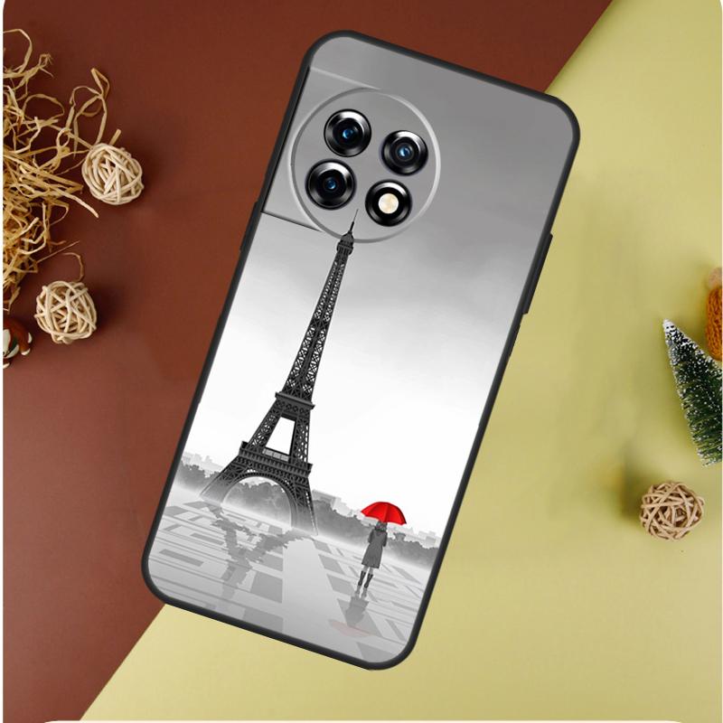 Eiffel Tower Paris For OnePlus Nord 4 CE 3 2 Lite N20 N30 9 10 Pro 8T 9RT 10T 10R 13R 12R 11 12 13 Phone Case
