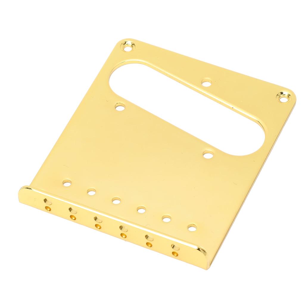 Top Loader Guitar Bridge Plate Steel 6 Strings Gold Color Electric Guitar Bridge Base Plate