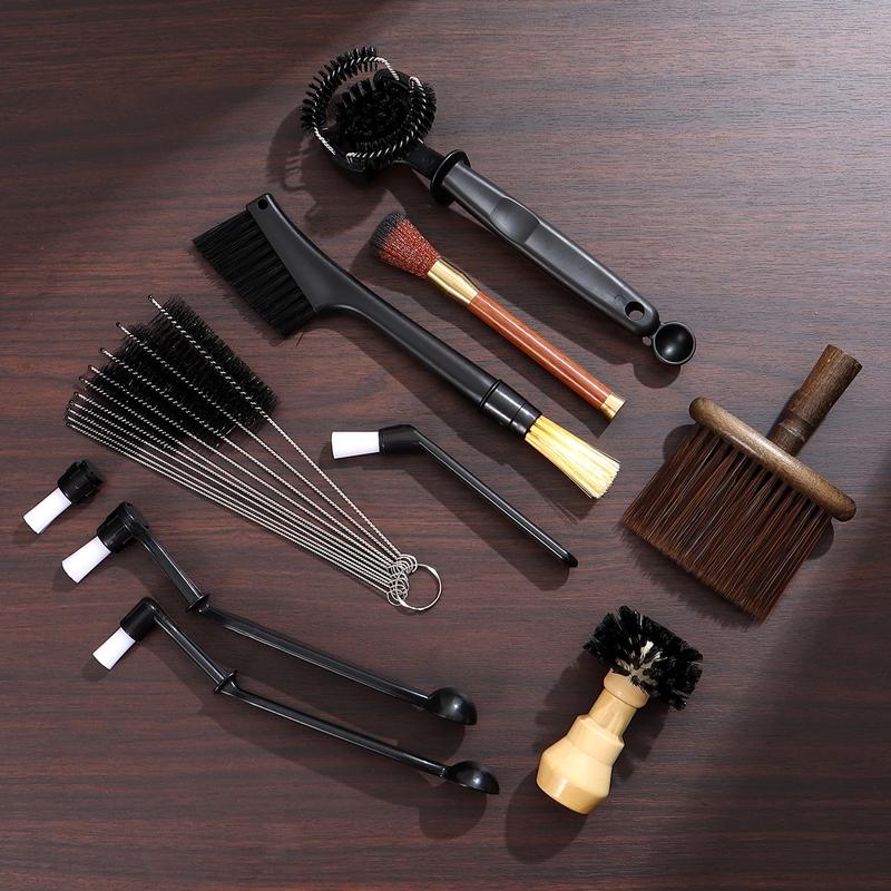 Coffee Portafilter Cleaning Brush Espresso Machine Group Head Cleaner Grinder Brush Professional Barista Cleaning Tools