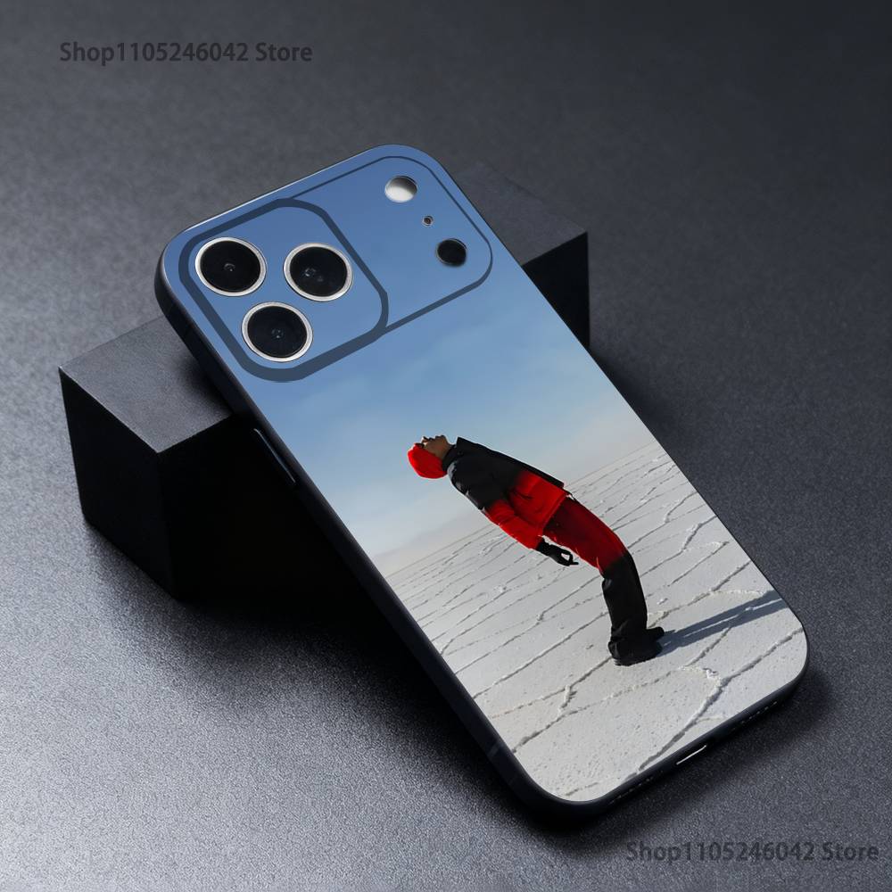 

D-Duki Rapper 5202 Wear-resistant Phone Case For iPhone 17,16,15,14,13,12,11,Pro,Max,Plus Black Soft Cover iPhone11
