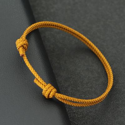 Enkel Stil Snörearmband Unisex Glidjusterbart Tunt Rep Armband Pararmband Vardagliga Mångsidiga Accessoarer Pulseria