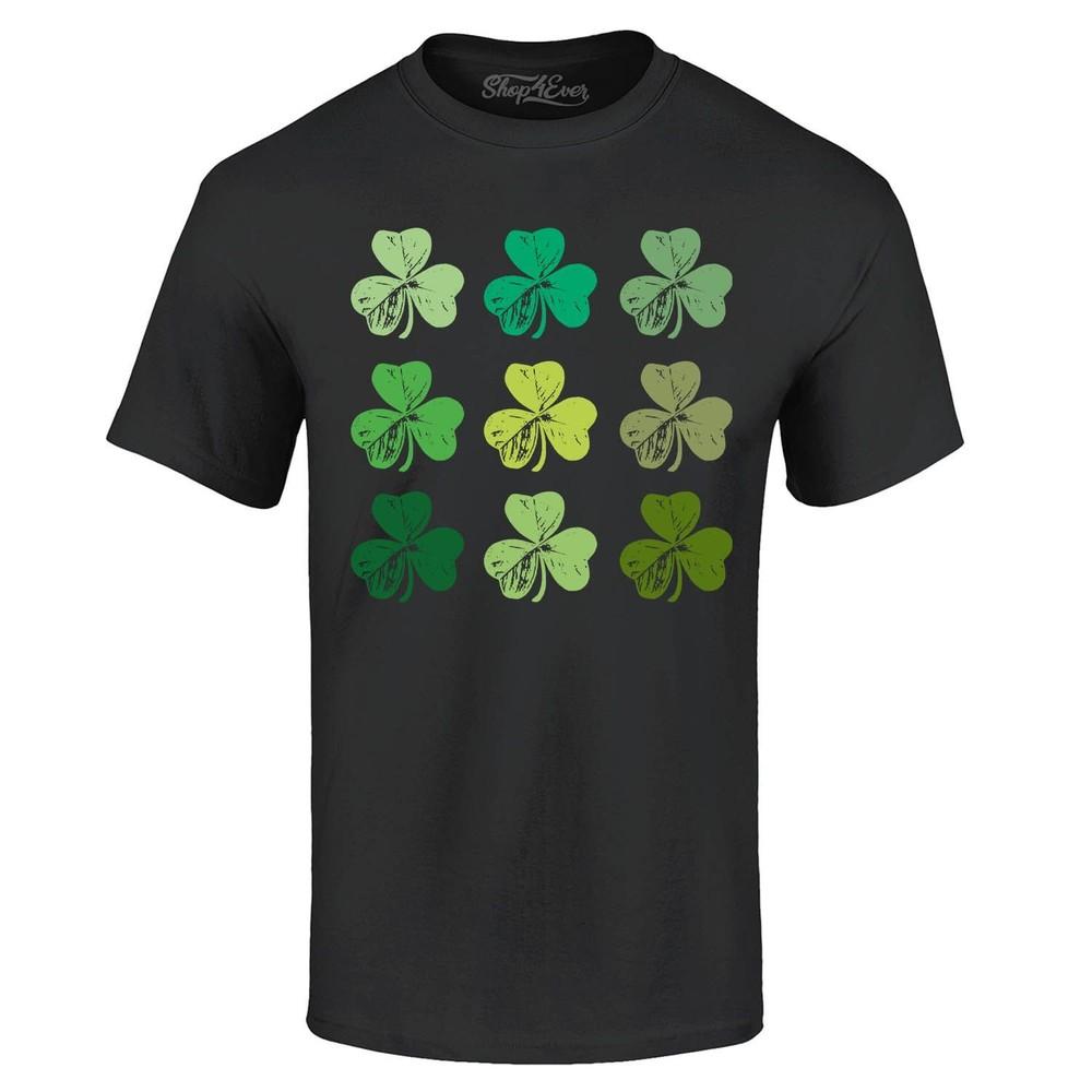 Shamrock Green Clovers St Patrick's Day T-shirt St. Patricks Shirts