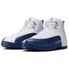 Air Jordan 12 Retro Bleu Français 2025 Baskets Homme Blanc Argent Métallisé Rouge Varsity CT8013-114