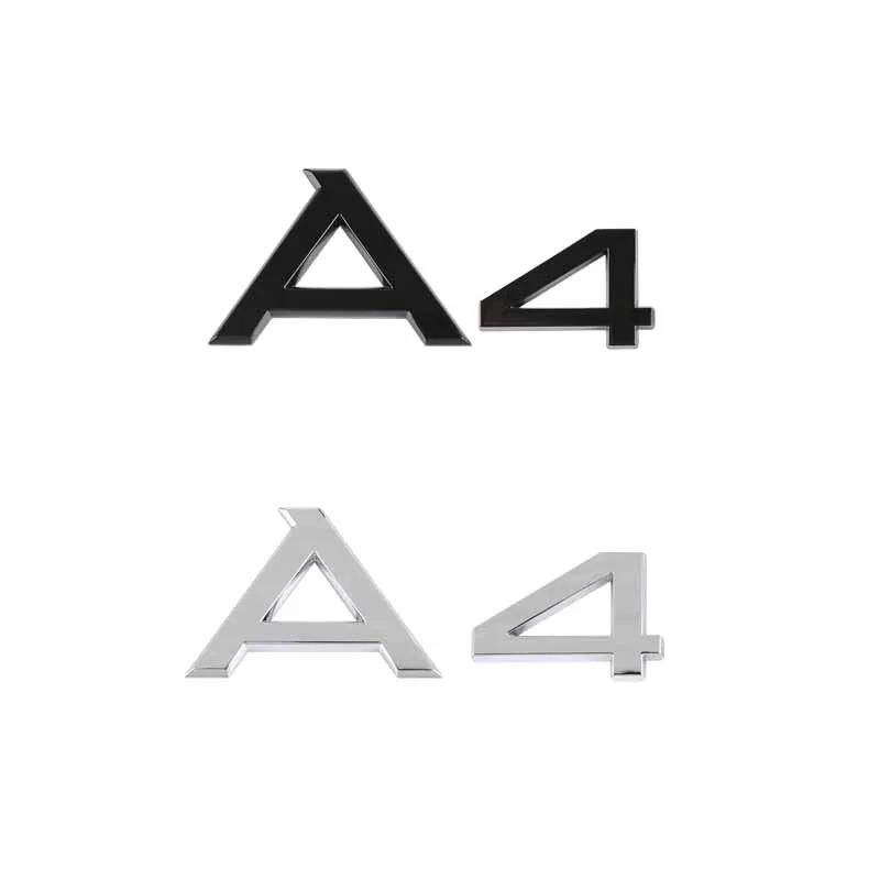 New Auto Accessories Suitable For 0cypd A4 2008-2017 Car Logo 4 Ring Front Grille Badge Rear Emblem Quattro Sline Sticker cypd0