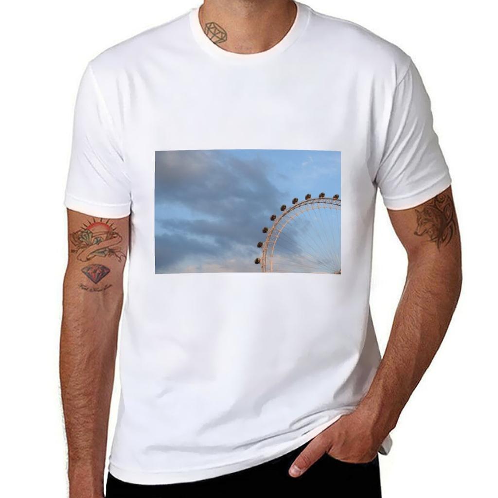 London Eye Tshirt Art Pattern Printed Casual Top