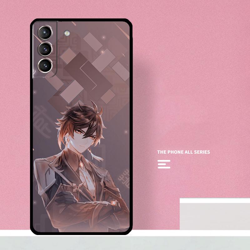 

zhongli genshin impact Phone Case For Samsung Galaxy S26 S23 Ultra S20 S21 S22 S24 S25 Plus S10 S25 FE Cover Coque Galaxy S20Ultra