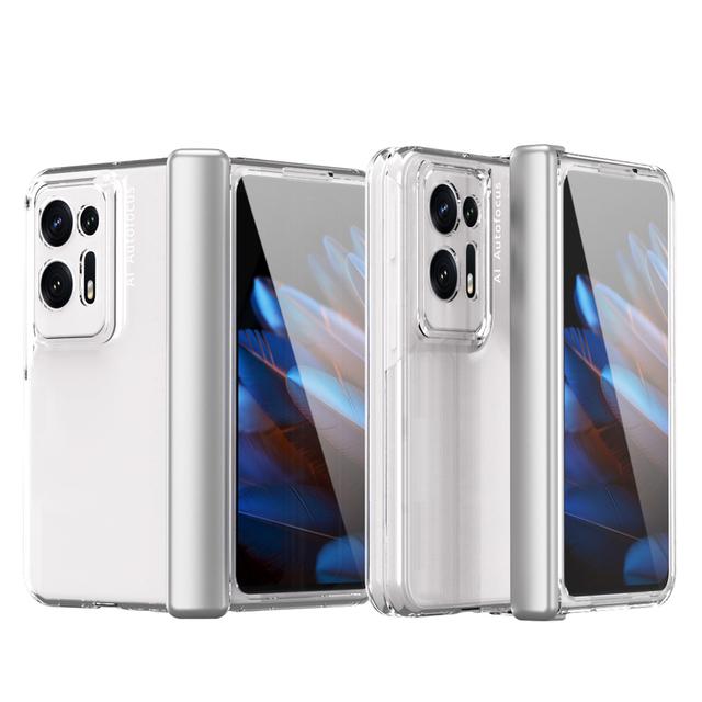 Hinge Capa For Oppo Find N N2 5g Case Hinge Full Protection With Screen Glass Film Hard Pc Back Cover For Oppo Find N N2 Cases