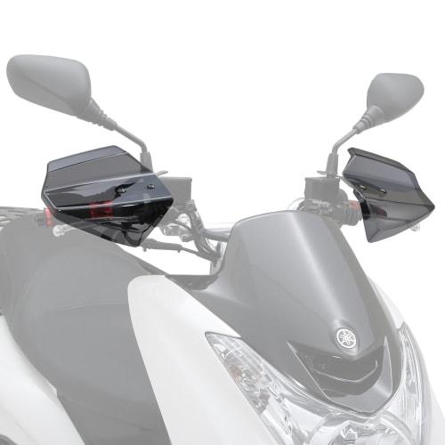 Daytona Motorcycle Knuckle Guard Polycarbonate General Purpose Aero Knuckle Visor Left and Right Set Smoke 90962