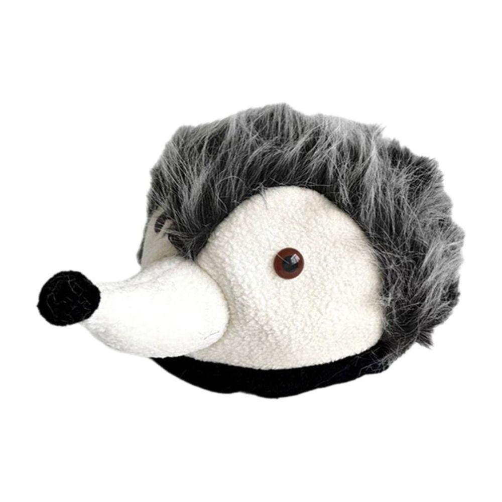 Photo Prop Dressing Up Hedgehog Hat Masquerade Unique Headgear Halloween Role Play Cute Cosplay Hat For Carnivals