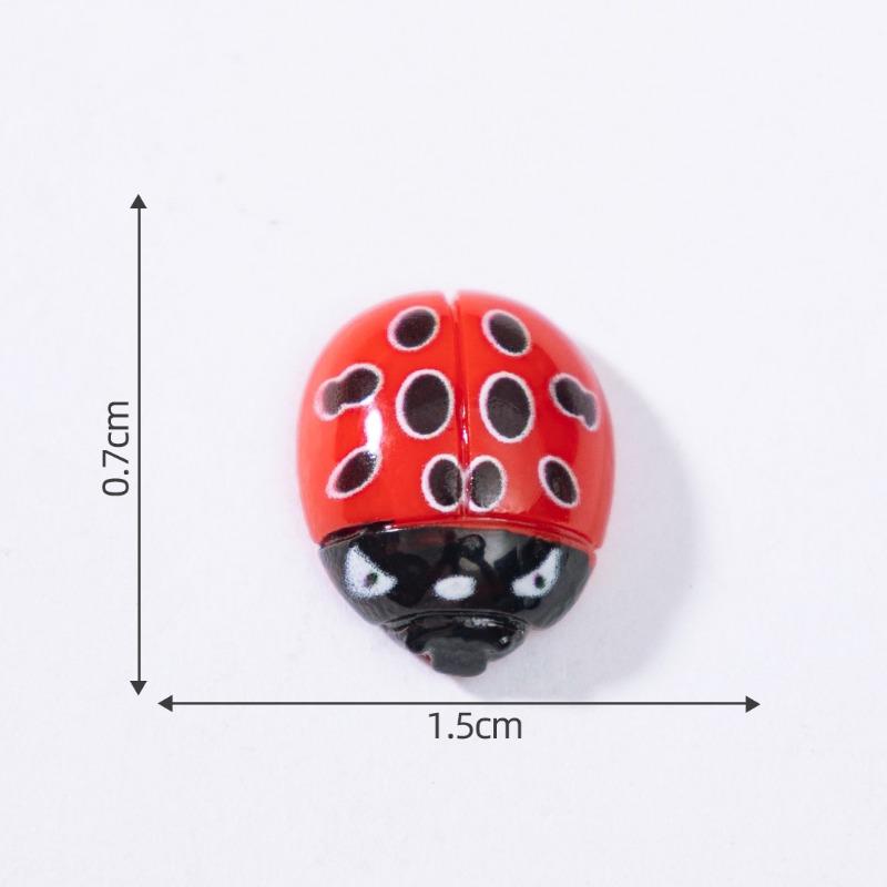 Luminous Little Ladybug Cute Grain Garden Landscape Decoration Blind Bag AccessoryMicro-landscape Small Ornament