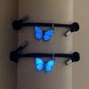 2Pcs/Set Pendant Couple Bracelets Butterfly Heart Beaded Bracelet Creative Magnetic Bracelets  Lover