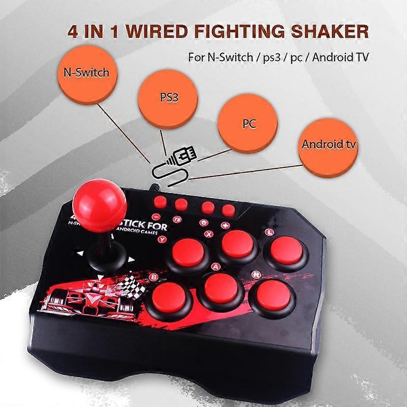 DATA FROG For Nintendo Switch PS3 PC Android Retro Arcade Station Fighting Stick Game Joystick Contr