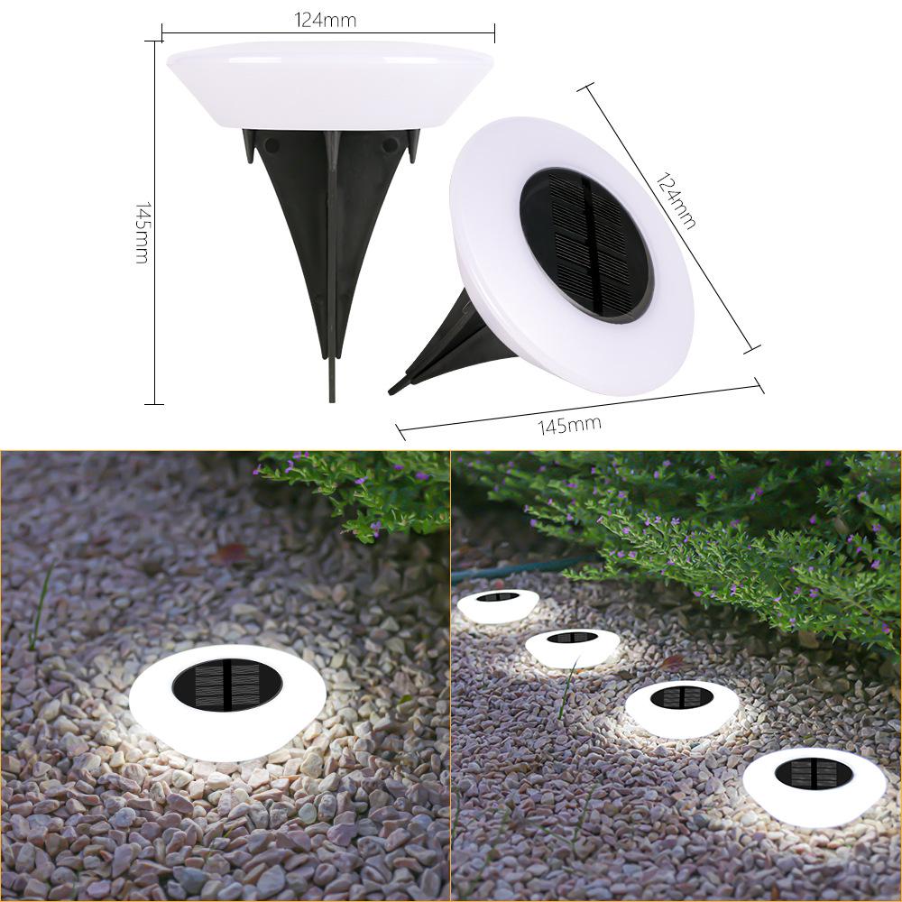 Solar Waterproof Ground Lamp for Garden, Courtyard, Villa, and Landscape Decoration.