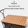 Hedawu Outdoor Folding Camping Cart Table Board