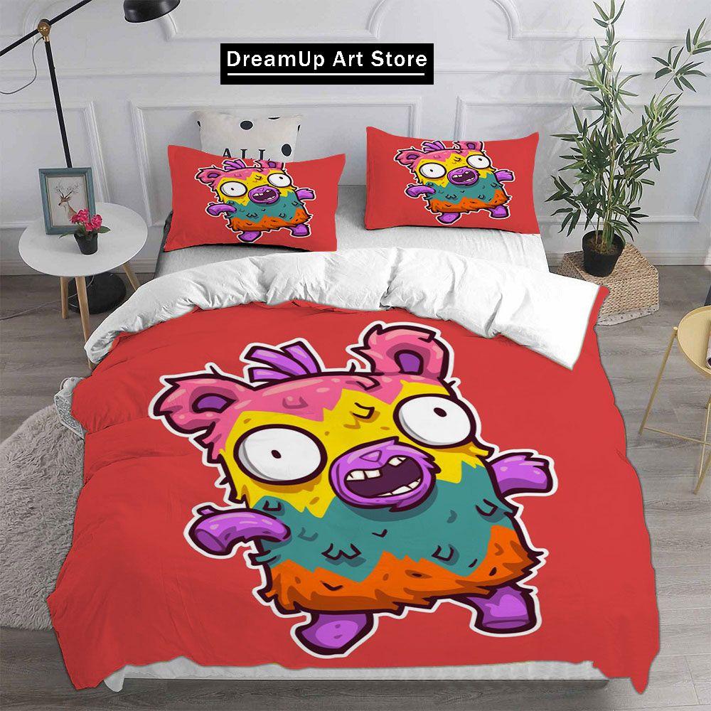 Spiel Burrito Bison_Launcha Libre Bettwäsche-Set Jungen Mädchen Einzelbett Twin Queen Full Size Bettbezug Kissenbezug Bett Erwachsenen Schlafzimmer