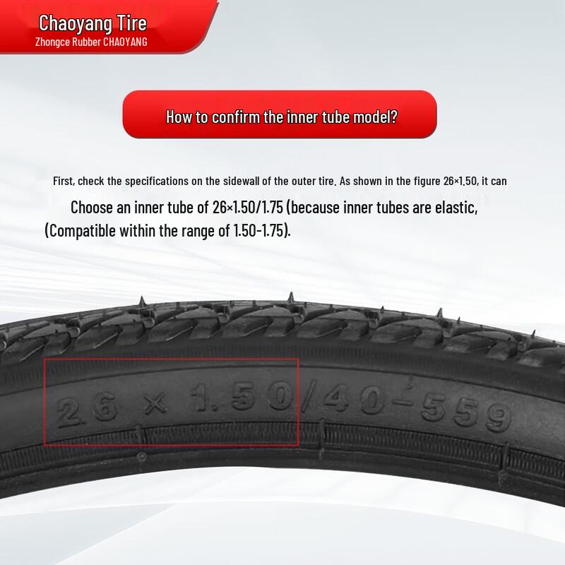 Chaoyang 26x1 3/8 Electric Bicycle Inner Tube