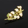Skull Lilys of The Valley Brooch Unique Designs With Sturdy Alloy Materials for Parties Supplies and Festivals
