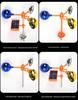Wind-Powered Smart Bird Repeller with Light Sensor for Power Lines, Airports, and Orchards