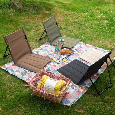 Folding Lawn Chair with Aluminum Alloy Frame Heavy Duty Lightweight Portable Outdoor