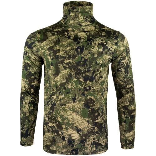 Jack Pyke Mens Digital Camo Roll Neck Midlayer